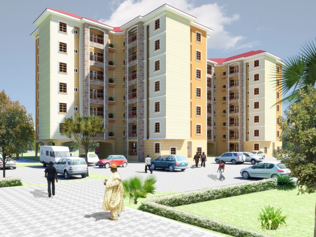 Block of Luxury 3-Bedroom High Rise Apartments for Lisabi Mills at Maryland