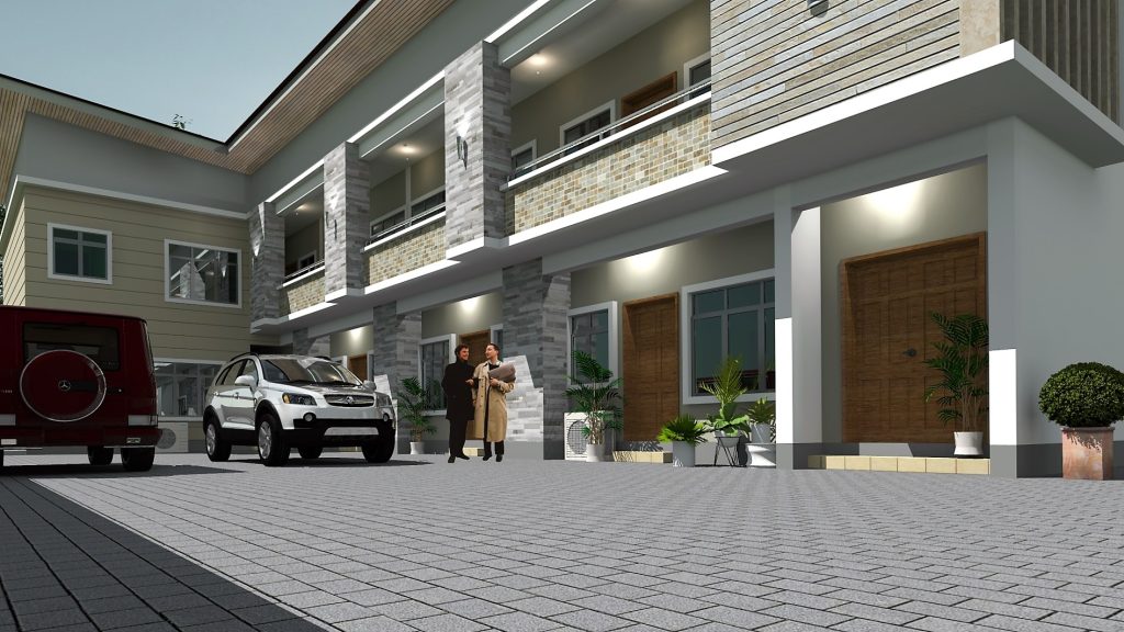 Block of 12Nos 1-Bedroom Apartments at Sangotedo, Eti-Osa, Lagos