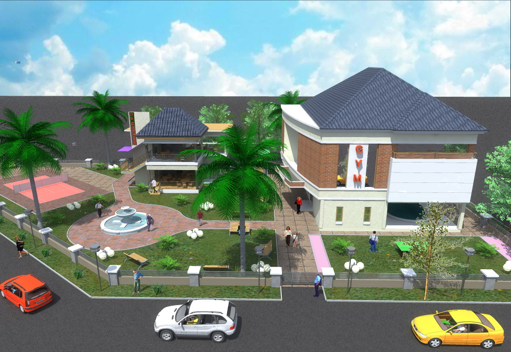 Recreational / Gymnasium Complex at Lonex Gardens Estate, Isheri North, Lagos